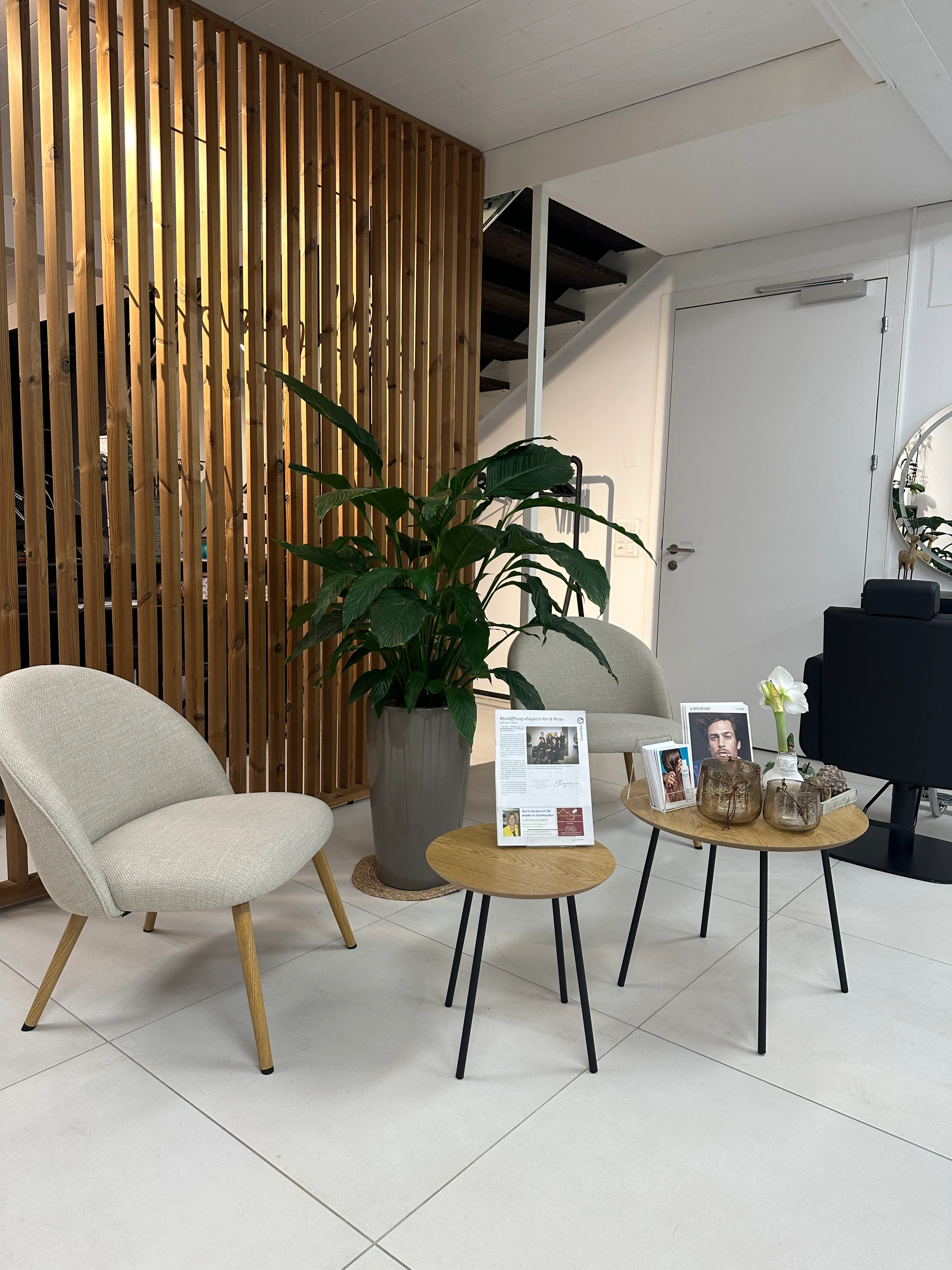 Der Salon von Elegance Hair & More in Steinhausen
